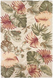 KAS Sparta  3148 Beige Palm Leaves